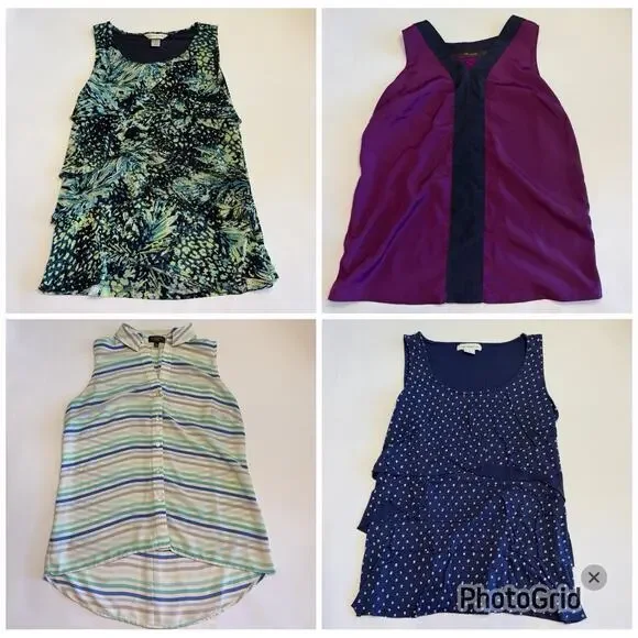 Wholesale Bulk Lot of 10 Women’s Blouses Tops Shirts Dresses Size S (WT6) - Picture 2 of 14